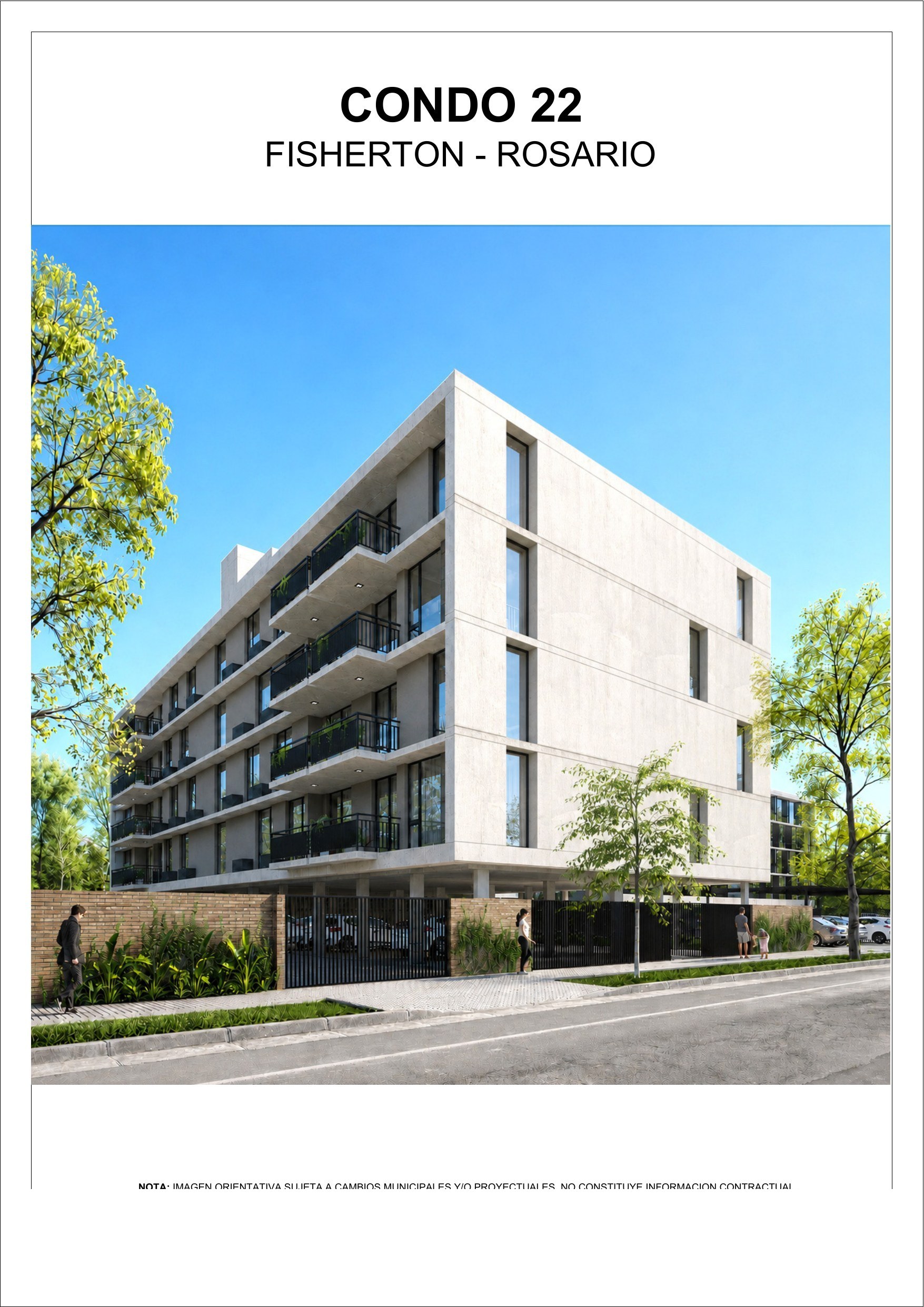 Render del Condo 22 en Fisherton, Rosario